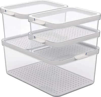 Produktbild von rotho Kühlschrank Organizer 4-tlg. CAUMA