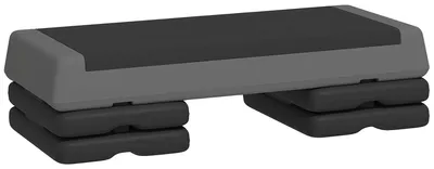 Obrázek produktu pro Aerobní step, nastavitelná výška, protiskluzový povrch, tmavě šedá