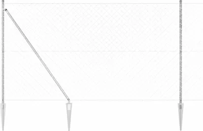Obrázek produktu pro Svařované drátěné ploty s hroty 10 x 1,6 m (Š x V)