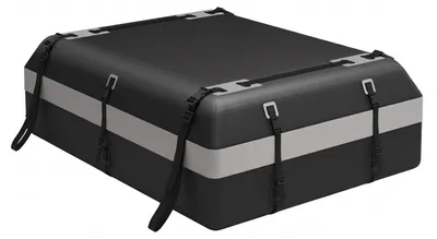 Immagine prodotto di KOMFOTTEU, box da tetto per auto da 21 piedi cubi, contenitore impermeabile per bagagli, adatto a veicoli con o senza portapacchi, borsa da tetto pieghevole con tappetino antiscivolo, 6 ganci per porte, serratura e custodia per furgoni e SUV