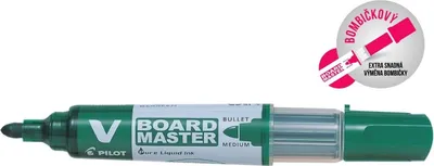 Produktbild von Filzstift Pilot V Board Master Aufladbar Weißes Brett grün (10 Stück)