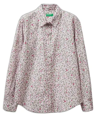 Image de United Colors of Benetton - Chemise pour femmes, référence 5q6sdq0ay, couleur rose, taille X-Small