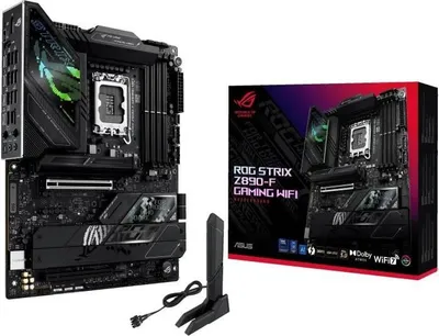 Produktbild von Mainboard ASUS ROG STRIX Z890-F GAMING WIFI, Intel Z890 LGA 1851, ATX, DDR5-SDRAM, 192 GB, Wi-Fi 7