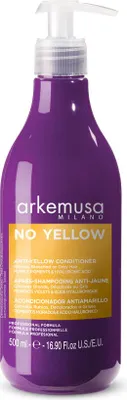 Obrázek produktu pro Arkemusa | No Yellow Conditioner 500 ml - Fialové mikropigmenty - neutralizace barvy - intenzivní péče o vlasy