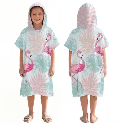 Productafbeelding van Sneldrogende Hooded Poncho voor Surf en Zwemactiviteiten