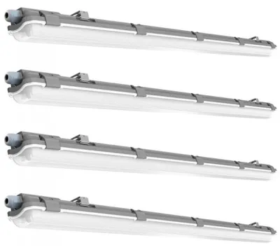 Produktbild von 4x LED Wannenleuchten, 850 Lumen, Kaltweiß, L 66,6 cm VT-6029