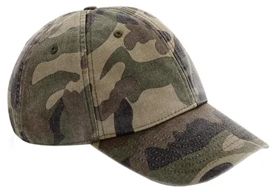 Produktbild von Beechfield Uni Vintage Denim-Look Kappe FK253 (Einheitsgröße) (Vintage Camo)