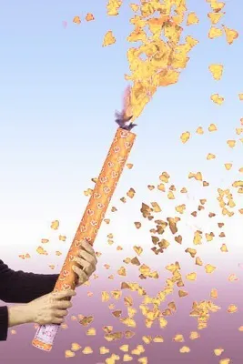 Konfetti Shooter Goldene Herzen Indoorfeuerwerk Tischfeuerwerk ohne Genehmigung Feuerwerk kaufen
