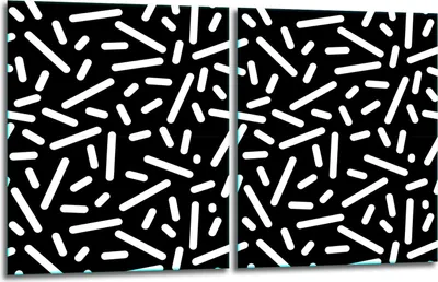 Produktbild von Herdabdeckplatten 2x40x52 Glaskeramikkochfeld 2-Teilig Glas Spritzschutz Muster