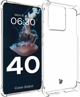Produktbild von Elastyczne etui Bizon Case Salpa do Motorola Edge 40, przezroczyste