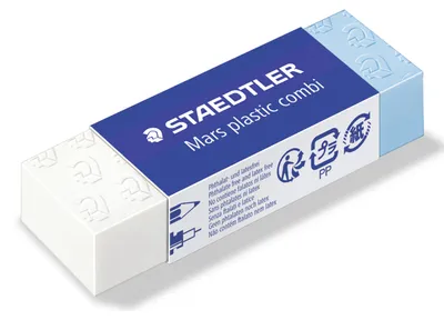 Produktbild von STAEDTLER Mars plastic combi 526 508 Kombiradierer Einzelprodukt, Größe: 65 x 23 x 13 mm