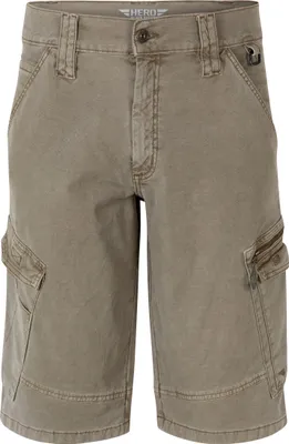 Produktbild von HERO by John Medoox AKRON DENIM WORKWEAR Herren Arbeits-Cargoshorts Jeans Regular Fit 52 sand