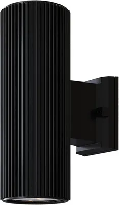Productafbeelding van Maytoni RANDO buitenwandlamp, zwart, IP54, E27, 2x60W, metaal, exclusief lamp
