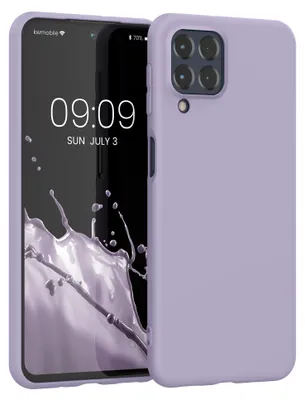 Produktbild von kwmobile Handyhülle für Samsung Galaxy M53 5G Hülle - TPU Case - Kabelloses Laden - Schutzhülle Cover in Lavendel