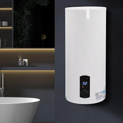 Immagine prodotto di Scaldabagno elettrico per uso interno - 60 litri - 2000W - Verticale - Acciaio inossidabile bianco