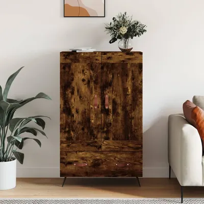 Produktbild von vidaXL Highboard Räuchereiche 69,5x31x115 cm Holzwerkstoff