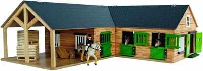 Obrázek produktu pro Van Manen 22635073 Dřevěná koňská farma 1:24 - B Produkt