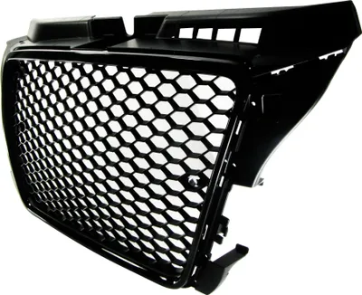 Immagine prodotto di Griglia radiatore Griglia sportiva Griglia a nido d'ape Nero lucido per Audi A3 8P Facelift da