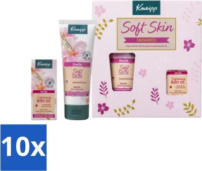 Produktbild von Kneipp - Soft Skin Favorites Geschenkset - Mandelblüte - Vorteilspack - 10 Stücke