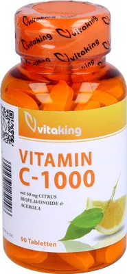 Productafbeelding van Vitamine C 1000 met bioflavonoïden, tabletten, 90 stuks
