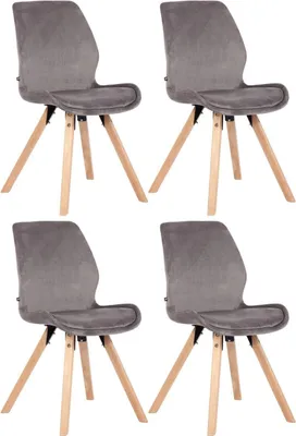 Immagine prodotto di set di 4 sedie da pranzo - sedie da cucina - massimo comfort, design ergonomico