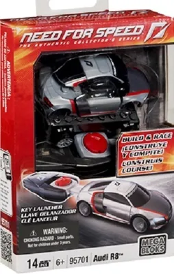 Produktbild von MEGA BLOKS - NEED FOR SPEED Build & Race - Audi R8 ( 16,5 x 11,5 x 4cm ) ( 0,115KG )