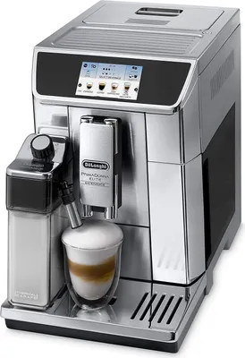 Produktbild von Delonghi ECAM 656.85.MS Vollautomatische Espressomaschine, Edelstahlgehäuse, Touchscreen, Zeitschaltuhr, Integriertes Mahlwerk, Milchaufschäumer, Wasserfilter