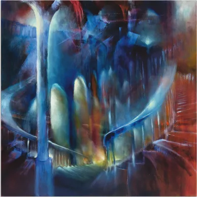 Produktbild von ARTland Wandbild Alu für Innen & Outdoor Treppenhaus Größe: 70x70 cm