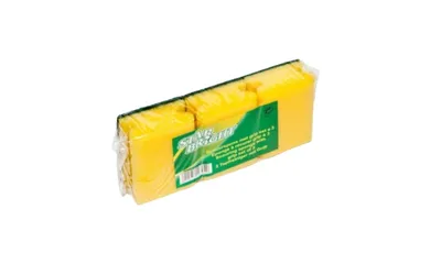 Obrázok produktu pre drhnúca podložka žltá 9 cm 3 kusy