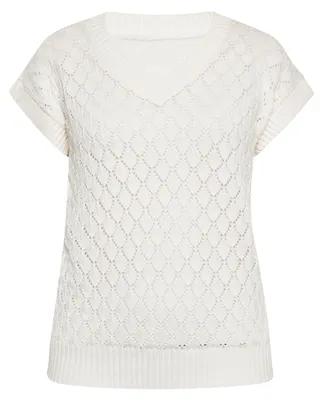 Produktbild von Jeona damen pullunder - wollweiss, XL