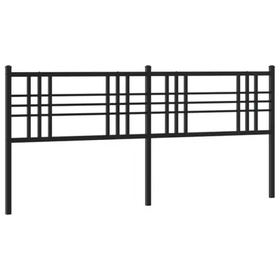 Produktbild von Kopfteil Metall Schwarz 200 cm