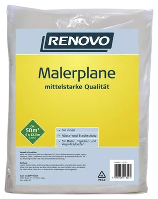 Produktbild von RENOVO Malerplane, 12,5 x 4 m x 30 µm