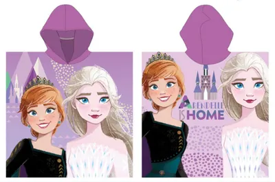 Obrázok produktu pre Fialové pončo pre deti Frozen II
