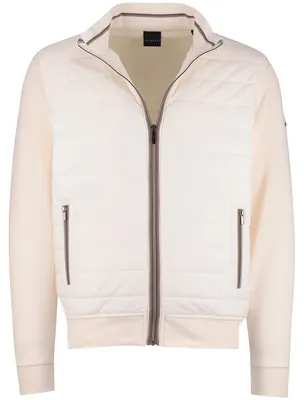 Produktbild von Bugatti Cardigan Baumwolle beige weite Passform