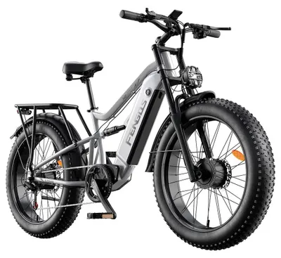 Image de H6PRO - Fatbike électrique - Batterie 52 V 20 Ah - Double moteur, puissance maximale 3 000 W - Vitesse maximale 50 km/h - Autonomie > 60 km - Roues de 66 cm - Cadre en aluminium