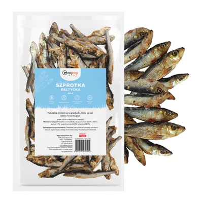 Produktbild von Gaczoo, Sprotten für Hunde Getrocknet, Getrockneter Fisch für Hund, 200g