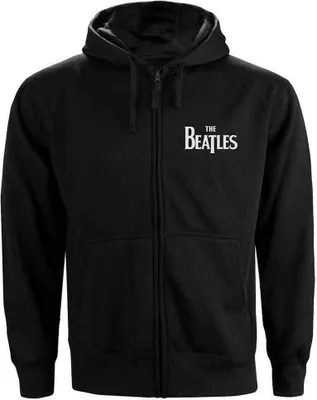 Produktbild von The Beatles - Hoodie mit durchgehendem Reißverschluss für Herren/Damen Uni RO288 (XL) (Schwarz)