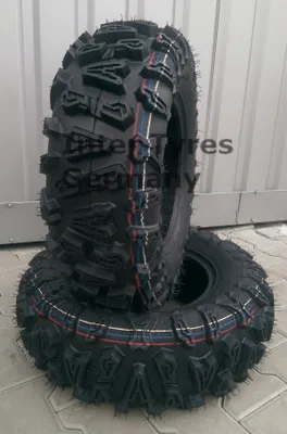 Produktbild von 2x 25x8-12 Reifen P390 25x8.00-12 HAKUBA ATV Quad Buggy Geländereifen NEU