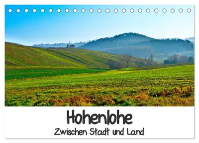 Produktbild von Hohenlohe - Zwischen Stadt und Land (Tischkalender 2027 DIN A5 quer), CALVENDO Monatskalender