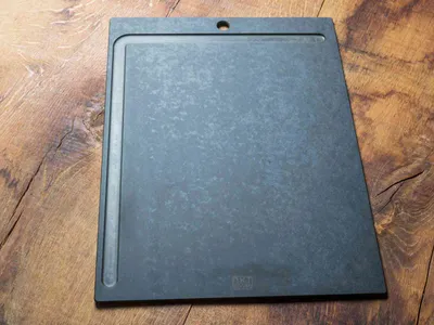 Produktbild von NXT Board Schneidebrett schwarz mit Saftrille, 45x34 cm