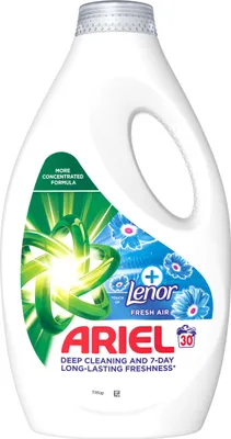 Zdjęcie produktu dla Ariel Płyn do prania + Touch Of Lenor Fresh Air 30 prań 1,35 l
