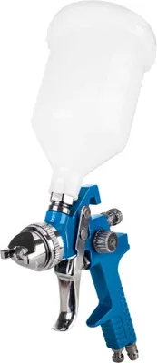 Immagine prodotto di Pistola per verniciatura ad aria compressa Scheppach Pistola per verniciatura ad aria compressa - 3,5 bar| Fabbisogno d'aria: 120 - 205 l/min | Capacità tazza di flusso: 0,6 L