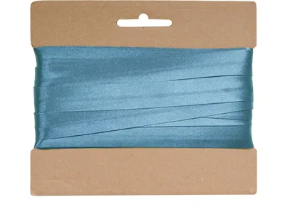 Produktbild von 20m Schrägband Satin ca.15mm gefalzt Kantenband Einfassband