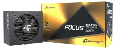 Immagine prodotto di SeaSonic Seasonic Focus GX alimentatore 750 W 20+4 pin ATX ATX Nero
