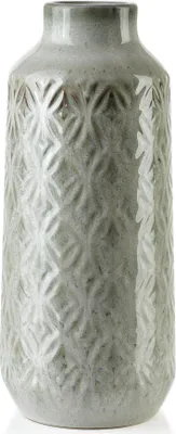 Image de Vase en céramique MONDEX YARINE 8 x H 37,5 cm, beige, 1 pièce