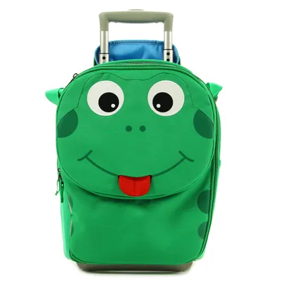 Produktbild von Kinderkoffer Finn Frosch (grün)