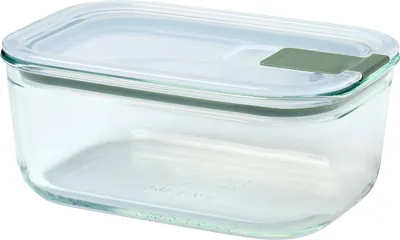Produktbild von Mepal - Glasbehälter mit deckel EasyClip - Meal prep boxen - Geeignet für Mikrowelle, Dampfgarer, Ofen und Gefrierschrank - Luftdicht und auslaufsicher - Mikrowellengeschirr - 700 ml - Nordic sage