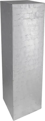 Immagine prodotto di Piattaforma PODEST in fibra di vetro con finitura argento 30x30x100 cm