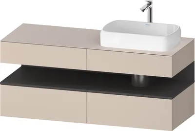 Produktbild von DURAVIT QA4766049910000 QTG KWTU WH Ek. 1400x550x600 Tp. Mt.