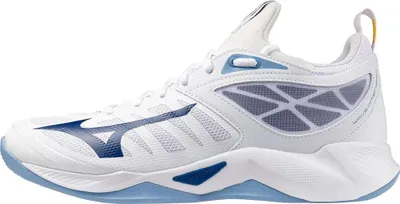 Produktbild von Mizuno Wave Dimension - white/bellwether blue/bel air blue, Größe:12